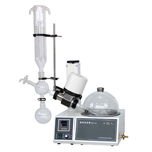 上海亞榮RE-52旋轉蒸發器 旋轉蒸發儀0.5-2升 手輪升降，溫度數顯